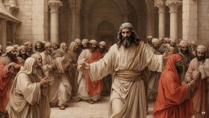 Jezus verdrijft de handelaars uit de tempel
