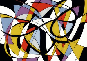 abstract: op wit-schommels 1