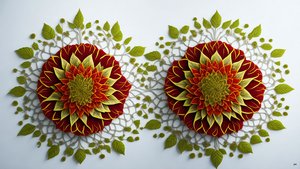 mandala: Hibiscus-bloem elementen_01