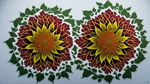 mandala: Hibiscus-bloem elementen_02