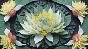 mandala: Waterlelies elementen_04