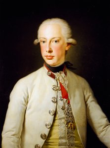 Portret van Karel van Oostenrijk-Teschen door Josef Kreutzinger