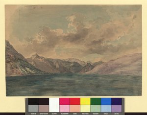 De Traunsee door Josef Kriehuber