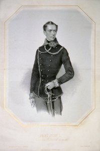 Franz Josef I. s. a. Litho door Josef Kriehuber