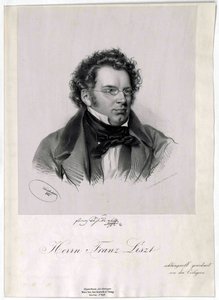 Franz Schubert Litho door Josef Kriehuber