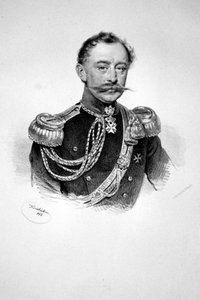 Friedrich Damian Theodor Philipp Schönborn Litho door Josef Kriehuber