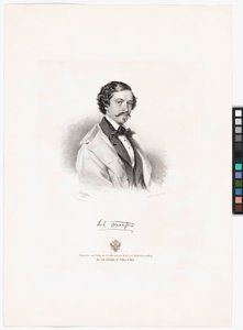 Johann Strauss (zoon) door Josef Kriehuber