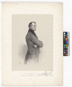 Karl Ludwig, baron von Bruck door Josef Kriehuber