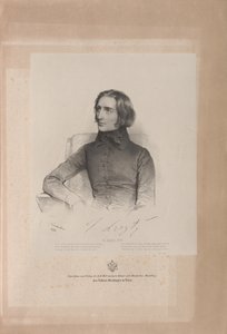 Portret van Franz Liszt
