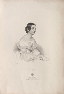 Portret van de operazangeres Rita Gabussi 1810-1891, 1840