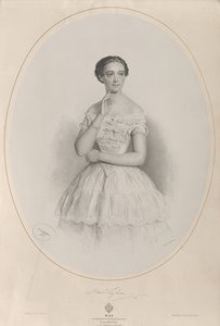 Portret van de ballerina Marie Taglioni 1804-1884, 1853