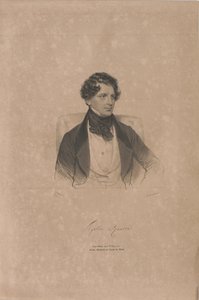 Portret van de operazanger Agostino Rovere 1804-1865, 1839 door Josef Kriehuber