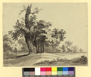 Praterlandschap door Josef Kriehuber