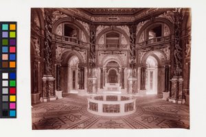 1., Maria-Theresien-Platz – Kunsthistorisch Museum – Binnenaanzicht – Koepelzaal op de eerste verdieping