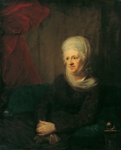 Een oude dame (Mevrouw van Weinbrenner) door Josef Mathias Grassi