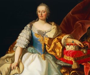 Portret van Maria Theresia van Oostenrijk