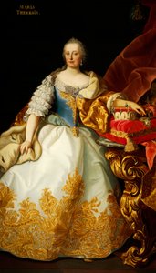 Portret van Maria Theresia van Oostenrijk door Josef and Mayrhofer Friedrich Kiss