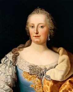 Portret van Maria Theresia van Oostenrijk door Josef and Mayrhofer Friedrich Kiss
