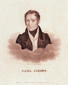 Portret van Carl Czerny (lithografie)