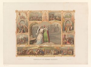 Taferelen uit de geschiedenis van Bohemen door Josef Vojtech Hellich