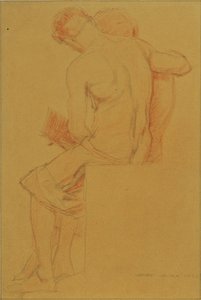 Schilder en model