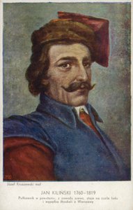 Jan Kilinski, Poolse militaire leider van de Kosciuszko-opstand tegen de Russische overheersing in Polen door Josef Wincenty Kruszewski