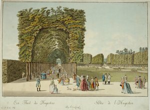 Een deel van het Augartenpark, opengesteld voor het publiek door keizer Jozef II ... (gravure)