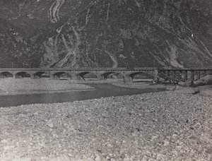 militaire brug over de Ta door Josef Zohles
