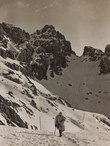 Album "Meine weltkriegs - Erinnerungen Zuid-West Front (Karinthië, Italië, Zuid-Tirol) 31/03/1915-12/11/1918 - Josef Zohles Wenen": soldaat in de Alpen