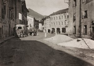 Album "Meine weltkriegs - Erinnerungen South-West Front (Karinthië, Italië, Zuid-Tirol) 31/03/1915-12/11/1918 - Josef Zohles Wenen": plein Tolmezzo
