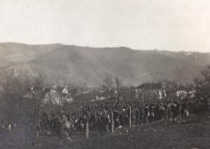 Album "Meine weltkriegs - Erinnerungen South-West Front (Karinthië, Italië, Zuid-Tirol) 31/03/1915-12/11/1918 - Josef Zohles Wenen": gevangenen