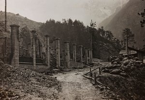 Album "Meine weltkriegs - Erinnerungen South-West Front (Karinthië, Italië, Zuid-Tirol) 31/03/1915-12/11/1918 - Josef Zohles Wenen": puin door Josef Zohles