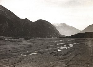 Album "Meine weltkriegs - Erinnerungen South-West Front (Karinthië, Italië, Zuid-Tirol) 31/03/1915-12/11/1918 - Josef Zohles Wien": de rivier Tagliamento in Mo door Josef Zohles