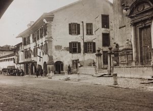 Album "Meine weltkriegs - Erinnerungen South-West Front (Karinthië, Italië, Zuid-Tirol) 31/03/1915-12/11/1918 - Josef Zohles Wien": soldaten Tolmezzo