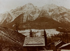 Album "Meine weltkriegs - Erinnerungen South-West Front (Karinthië, Italië, Zuid-Tirol) 31/03/1915-12/11/1918 - Josef Zohles Wien": Lesachtal door Josef Zohles