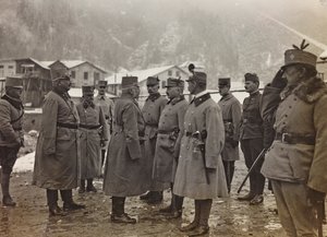 Album "Meine weltkriegs - Erinnerungen Zuidwestfront (Karinthië, Italië, Zuid-Tirol) 31/03/1915-12/11/1918 - Josef Zohles Wien": de aartshertog Frederik