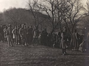 Album "Meine weltkriegs - Erinnerungen South-West Front (Karinthië, Italië, Zuid-Tirol) 31/03/1915-12/11/1918 - Josef Zohles Wien": gevangenen