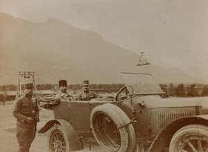 Album "Meine weltkriegs - Erinnerungen South-West Front (Karinthië, Italië, Zuid-Tirol) 31/03/1915-12/11/1918 - Josef Zohles Wien": Turkse generaal in een oorlogsgebied