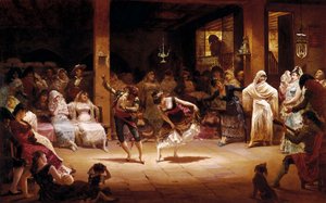 De dans van de olielamp door Josep Llovera Bofill