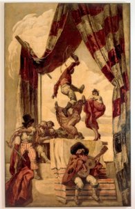 Cervantes, Don Quichot, De bruiloft van Camacho / J.M.Sert door Josep Maria Sert