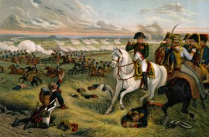 Geschiedenis. Frankrijk. Frans Eerste Keizerrijk. Napoleon I bij de Slag om Wagram