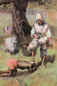 Robinson Crusoe: Hij plaatst mijn voet op zijn hoofd door Joseph (after) Finnemore