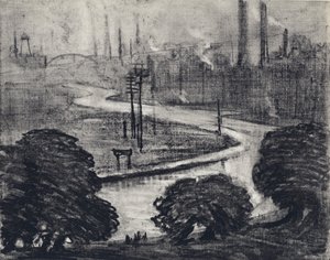 Oost-Londen, de rivier Lea