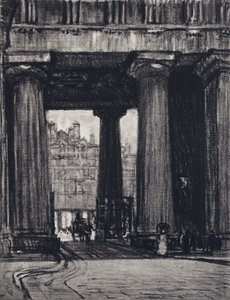 Euston Station door Joseph (after) Pennell