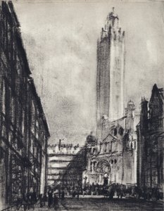 De Kathedraal, Westminster door Joseph (after) Pennell