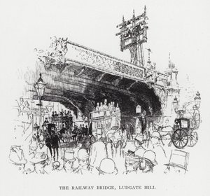 De Spoorwegbrug, Ludgate Hill