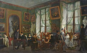 Het atelier van Madame Haudebourt-Lescot