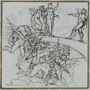 Bij het pekmeer van de omkopers, de raadsheer van Lucca (Dante