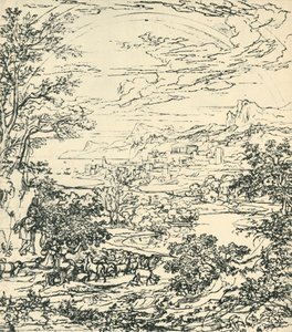Landschap met regenboog, late 18e-vroege 19e eeuw, 1943