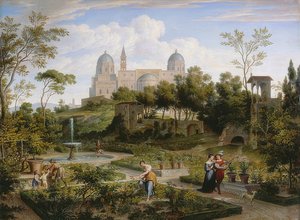 Santa Maria Maggiore in Rome door Joseph Anton Koch
